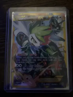 Pokemon TCG Shaymin EX 77a/108 Alternate Full Art, Gold - Image 1