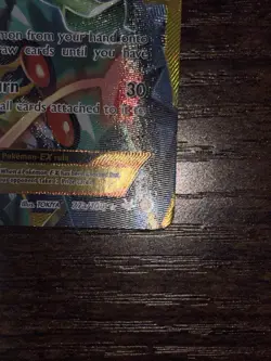 Pokemon TCG Shaymin EX 77a/108 Alternate Full Art, Gold - Image 3