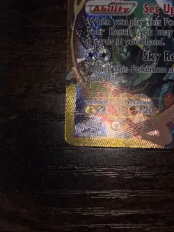 Pokemon TCG Shaymin EX 77a/108 Alternate Full Art, Gold - Image 4