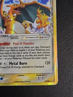 Charizard (Delta Species) 4/100 Crystal Guardians Holo Pokemon TCG MP - Image 5