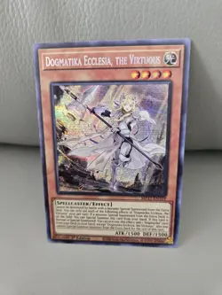 YuGiOh Dogmatika Ecclesia, the Virtuous MP21-EN101 NM 1st Edition - Image 1