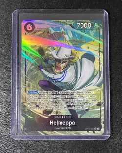 OP11-092 Helmeppo SR Alternative Art English One Piece TCG -NM/Mint (Combine P&P - Image 1