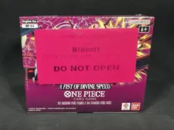 One Piece TCG Sealed Booster Box A Fist Of Divine Speed OP-11 Bandai Ultra Rare - Image 1