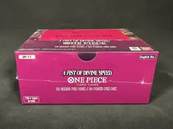 One Piece TCG Sealed Booster Box A Fist Of Divine Speed OP-11 Bandai Ultra Rare - Image 2
