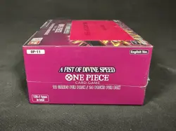 One Piece TCG Sealed Booster Box A Fist Of Divine Speed OP-11 Bandai Ultra Rare - Image 3