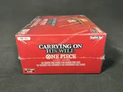 One Piece TCG Sealed Booster Box Carrying On His Will OP-13 Bandai Ultra Rare - Image 3