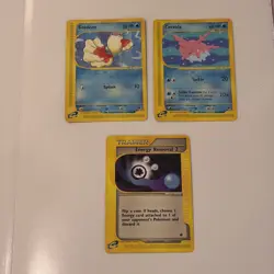 Pokemon Card Expedition Non Holo Bundle x3 Cards - Image 1