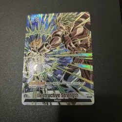 Destructive Strength Saiyan FS03-16- Dragon Ball Super Card Game Broly Foil - Image 1