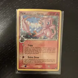 Pokemon Mew Delta Species Holo Rare*Upside Down Error* 003/017 2005 Trading Card - Image 1