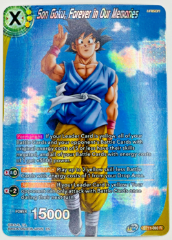 Son Goku Forever in Our Memories Alternate Art Foil Dragon Ball Super Card | NM - Image 1