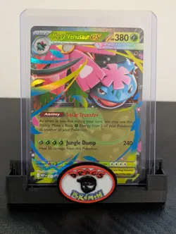Pokemon Card 2025 MEGA VENUSAUR EX Holo Promo MEP 013 Mega Evolution NM/M - Image 1