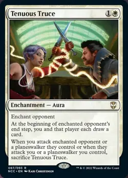 MTG - Tenuous Truce, Streets of New Capenna Commander - Image 1