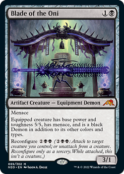MTG - Blade of the Oni, Kamigawa: Neon Dynasty - Image 1