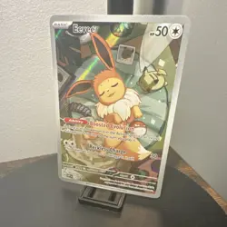 Pokemon Eevee 173 SVP Promo Holo Basic 50 HP Boosted Evolution Reckless Charge - Image 3