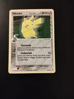 Carte Pokemon PIKACHU 93/92 Specie Delta ITA Holo Italiano Nm - Image 1