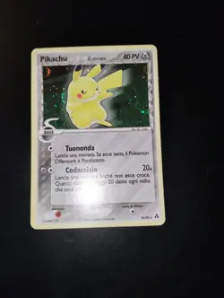 Carte Pokemon PIKACHU 93/92 Specie Delta ITA Holo Italiano Nm - Image 2