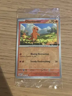 Pokemon TCG Charmander 004/165 EB Games Promo SEALED - Image 1