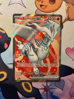 Reshiram EX Full Art 158/086 - Pokemon White Flare - English - NM - Image 1