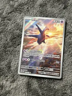 Pokemon TCG Latios 203/191 Sv08: Surging Sparks Holo Illustration Rare ￼ - Image 1