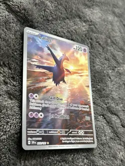 Pokemon TCG Latios 203/191 Sv08: Surging Sparks Holo Illustration Rare ￼ - Image 3