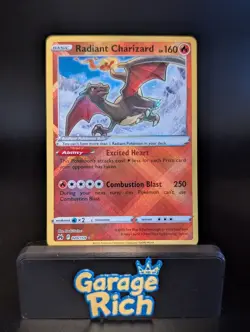 Radiant Charizard 020/159 Radiant Rare - Crown Zenith Pokemon TCG NM+ - Image 1