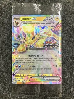 SEALED Jolteon ex 30/131 Prismatic Evolutions Stamped Promo Pokemon TCG - Image 1