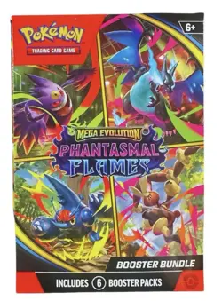 Pokemon Mega Evolution Phantasmal Flames Booster Bundle (LOT OF 10) - Image 1