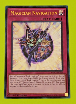 Yu-Gi-Oh Magician Navigation 1st Edition Ultra rare LEDD-ENA29 Nm - Image 1