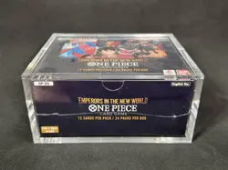 One Piece TCG Sealed Booster Box Emperors In The New World OP-09 Bandai + Case - Image 2