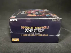 One Piece TCG Sealed Booster Box Emperors In The New World OP-09 Bandai + Case - Image 5