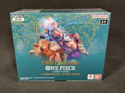 One Piece TCG Sealed Booster Box Two Legends OP-08 Bandai Ultra Rare + Case - Image 2
