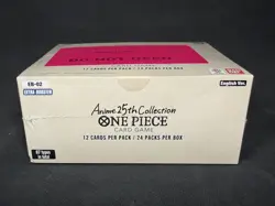 One Piece TCG Sealed Booster Box Anime 25th Collection EB-02 Bandai + Case - Image 3