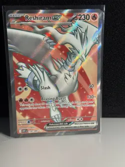 Pokemon Reshiram EX Full Art Card 158/086 Near Mint Condition - Image 1