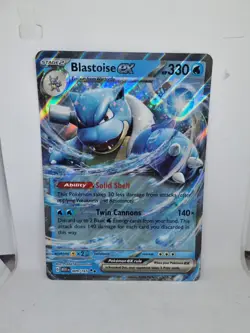 Blastoise EX Holo Promo - Giant Card - Blooming Waters Pokemon 151 Promo - Image 1