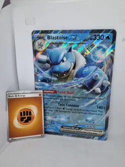 Blastoise EX Holo Promo - Giant Card - Blooming Waters Pokemon 151 Promo - Image 2