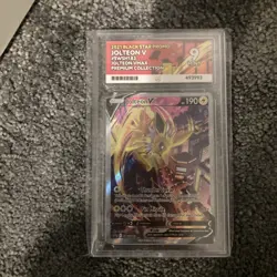 Jolteon V Swsh183 Swsh: Sword & Shield Promo Cards Holo Ace 9 Like PSA 9 - Image 1
