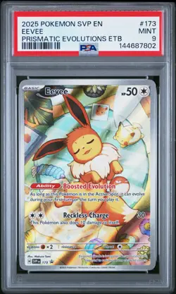 Eevee 173 Sv: Scarlet & Violet Promo Cards Holo PSA 9 - Image 1