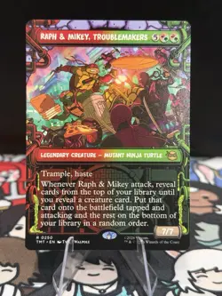 MTG: TMNT - Raph & Mikey, Troublemakers (Showcase) Regular R 0250 - Image 1