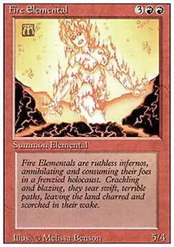MTG - Fire Elemental 3rd Edition - Image 1