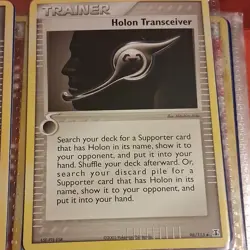 Pokemon TCG EX Delta Species Trainer Lot of 9, Holon Transceiver, Birch - Image 4