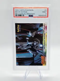 Pokemon TCG Mechanical Mewtwo Pokemon Topps Mewtwo Strikes Back 6 - Image 1