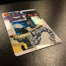 Dugtrio Gengar Onyx 1996 Japan Pokemon Vending Machine Sticker Card - Image 4