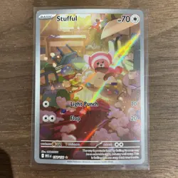 Pokemon: Stufful Illustration Rare IR Full Art Holo Mega 154/132 (Near Mint) - Image 1