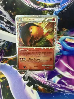 Typhlosion (Prime) 110/123 Heartgold & Soulsilver Holo Pokemon Rare - Image 1