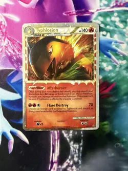 Typhlosion (Prime) 110/123 Heartgold & Soulsilver Holo Pokemon Rare - Image 3