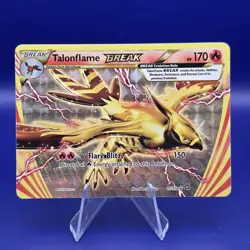 Talonflame BREAK 21/114 Steam Siege Ultra Rare Holo Pokemon MP - Image 1