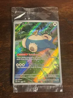 Sealed Snorlax SVP 051 Promo Pokemon 151 Holo Black Star Promo NM - Image 1