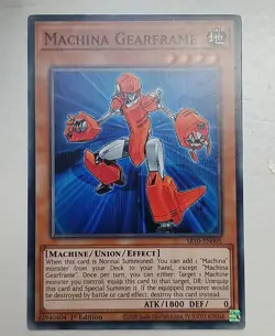 Yu-Gi-Oh! TCG Machina Gearframe SR10-EN005 Common 1st Edition Near Mint - Image 1