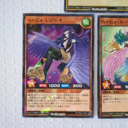 YuGiOh RUSH DUEL Harpie Lady Regina Carla Normal Parallel RD/TB01-JP007 008 009 - Image 3