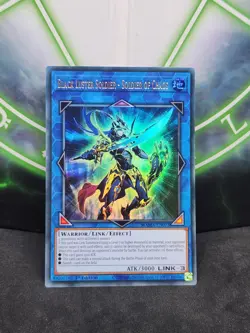 Yugioh Black Luster Soldier - Soldier Of Chaos MAMA-EN073 Ultra Rare 1st Ed NM - Image 1
